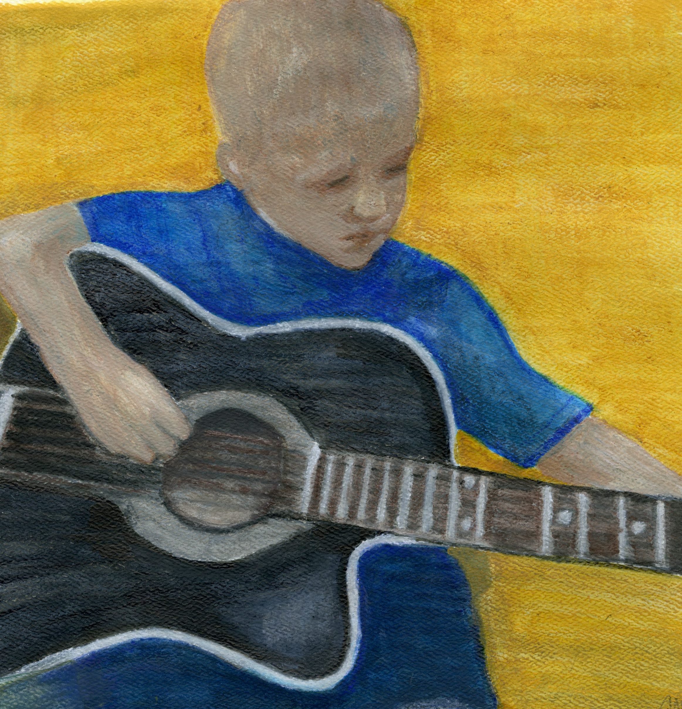 Boy and His Guitar